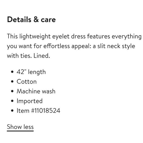 New June + Vie white eyelet sheath midi dress 3X 30/32 - Picture 5 of 15